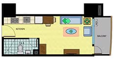 Studio Unit floor plan